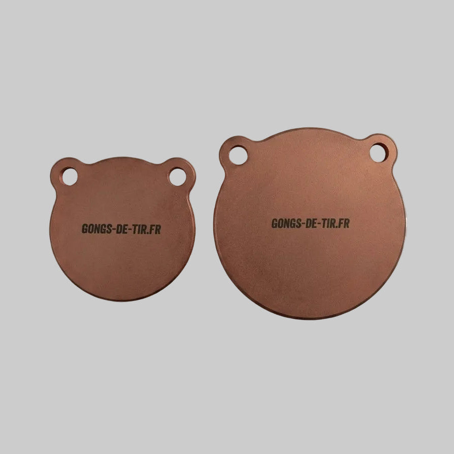 Gongs de tir DUO 2 tailles - Hardox 500 10mm d'épaisseur