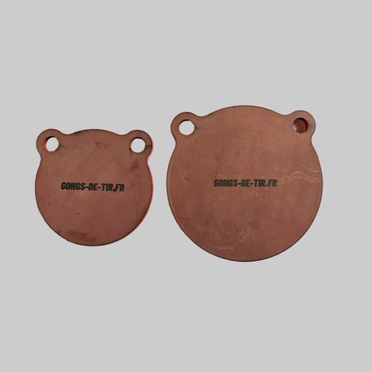 Gongs de tir DUO 2 tailles - Hardox 500 10mm d'épaisseur